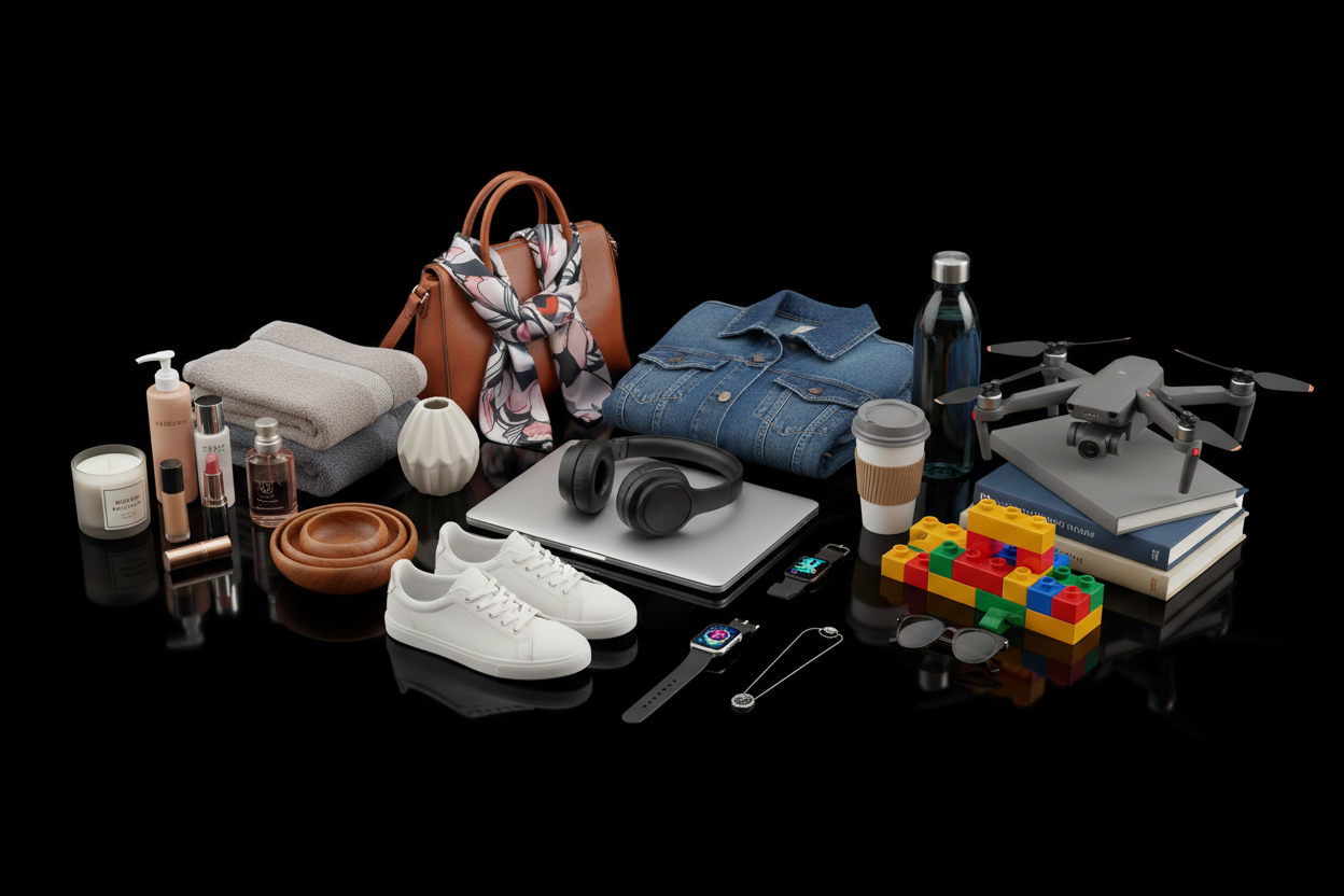 vendemos de todo con fondo negro